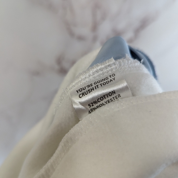 Yellow The Label Sweatpants Womens Large Tearaway White Blue Button Yllw Pants - Picture 11 of 16